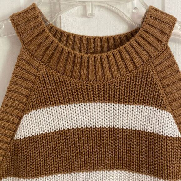 🔥3/$20🔥 Old Navy sleeveless striped sweater size XS - Picture 6 of 11